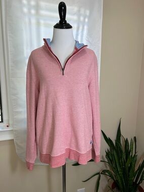 Brooks Brothers Pink  Zip pullover Sweater